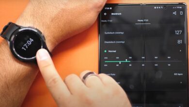 Smartwatch mit Blutdruckmessfunktion
