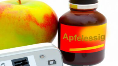 Blutdruck schnell senken mit Apfelessig