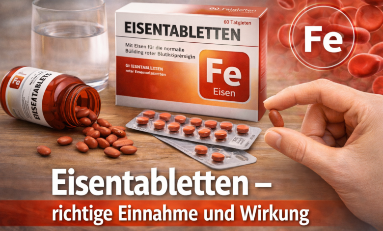 Eisentabletten – richtige Einnahme und Wirkung