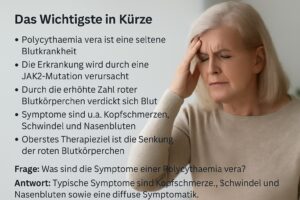 Polycythaemia vera: Symptome & Hilfe