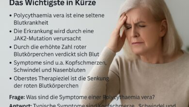 Polycythaemia vera: Symptome & Hilfe