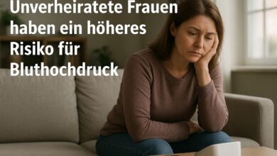 Unverheiratete Frauen haben ein hoeheres Risiko fuer Bluthochdruck