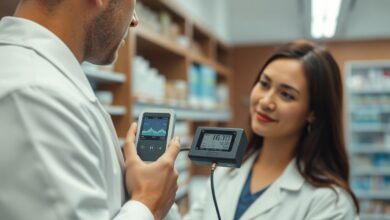 Blutdruckmessen in der Apotheke