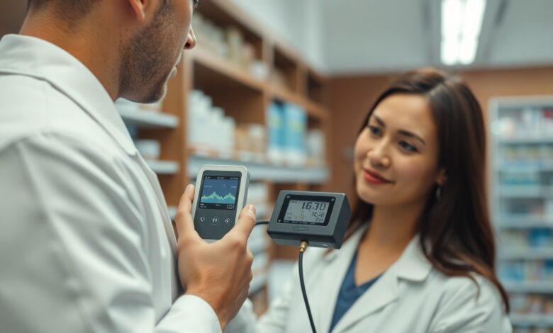 Blutdruckmessen in der Apotheke