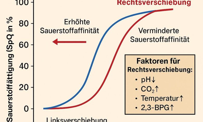 Sauerstoffsättigung und Sauerstoffpartialdruck (SpO₂, pO₂) einfach erklärt